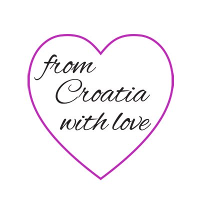 Naljpnica za poklon pakiranje: from Croatia with love