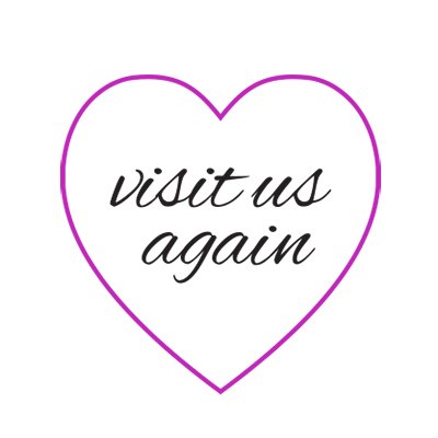 Naljpnica za poklon pakiranje: visit us again