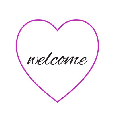 Naljpnica za poklon pakiranje: welcome
