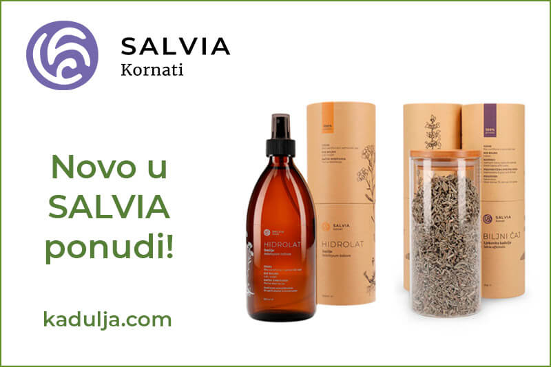 Novo u ponudi – čaj od kadulje i hidrolat od smilja